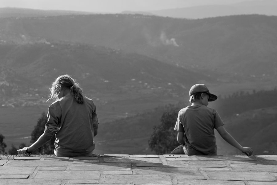 Lea and Tijmen at Fazenda Sengha